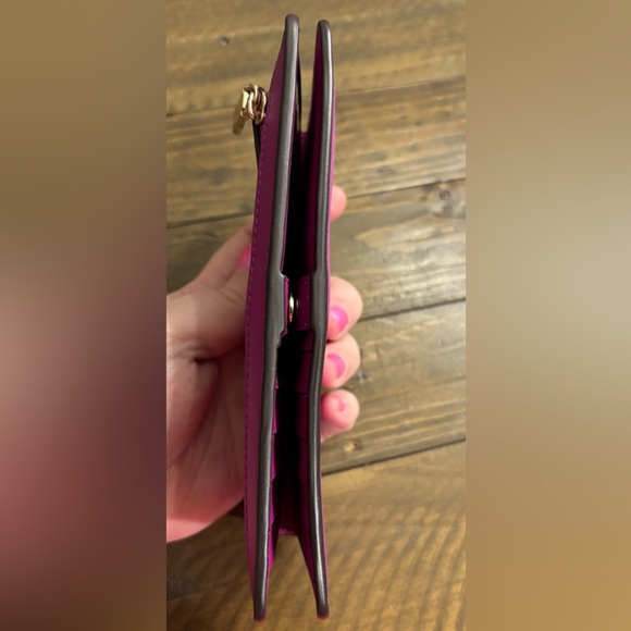 Kate Spade Fuchsia Bifold Wallet - Picture 6 of 8